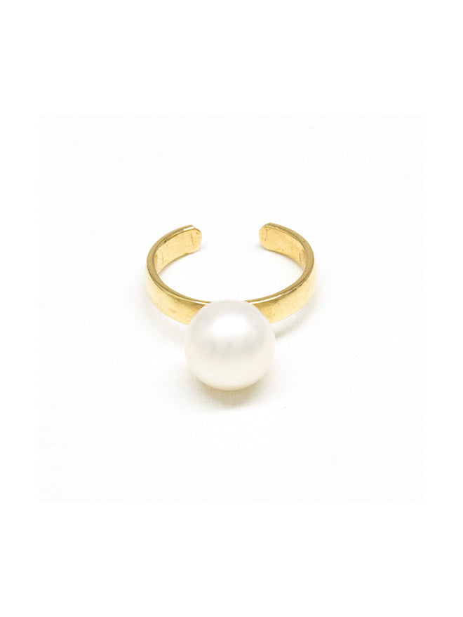 Single Pearl Ear Cuff 2mm