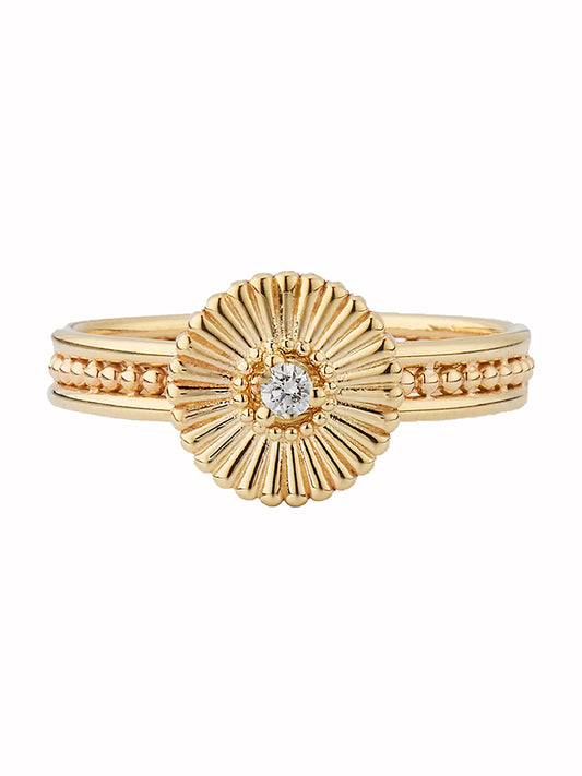 Bloom Diamond Spin Ring