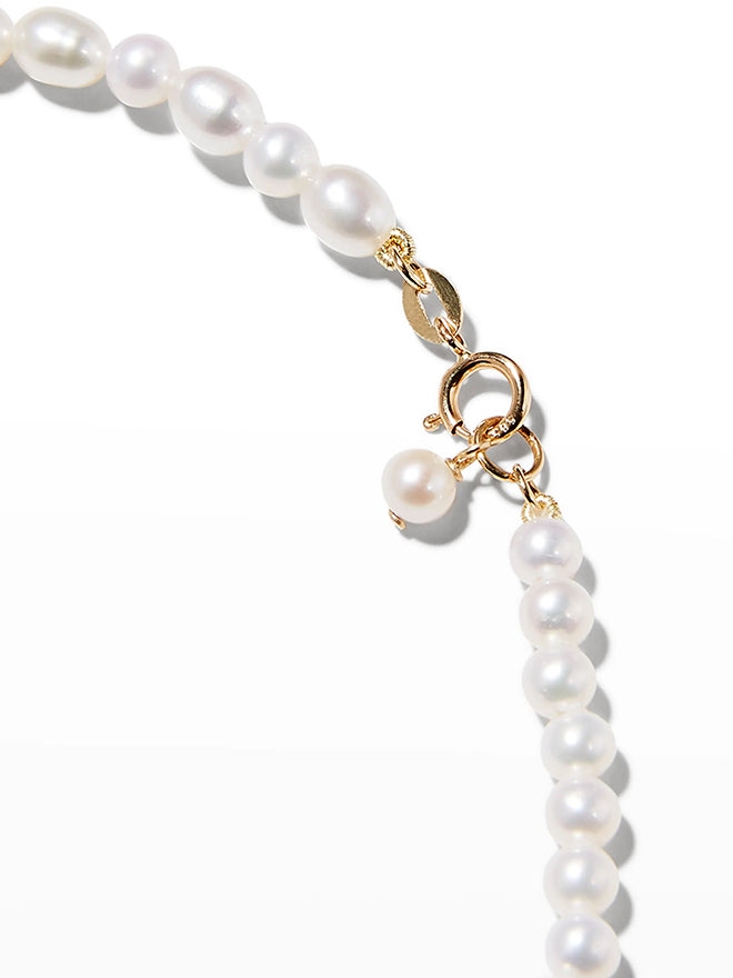 Mixed Pearl Strand Necklace