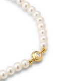Baby Pearl Diamond Necklace