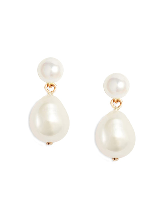 Pearl Baroque Duo Earrings