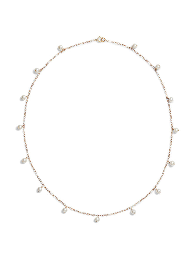 Baby Pearl Station Necklace