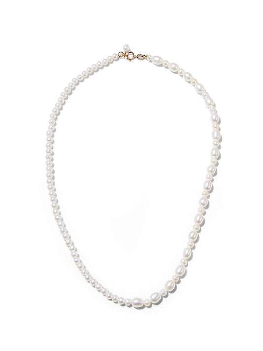 Mixed Pearl Strand Necklace