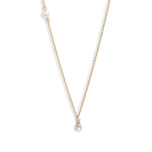 Pearl Diamond Necklace