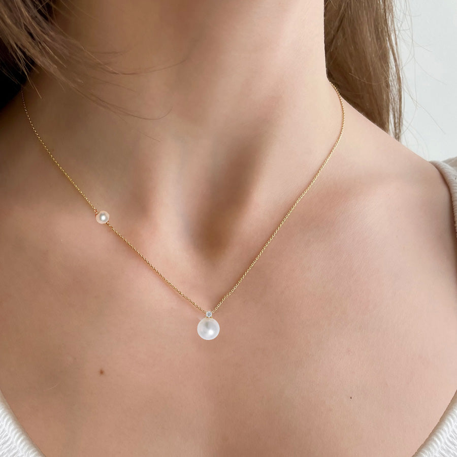 Pearl Diamond Necklace