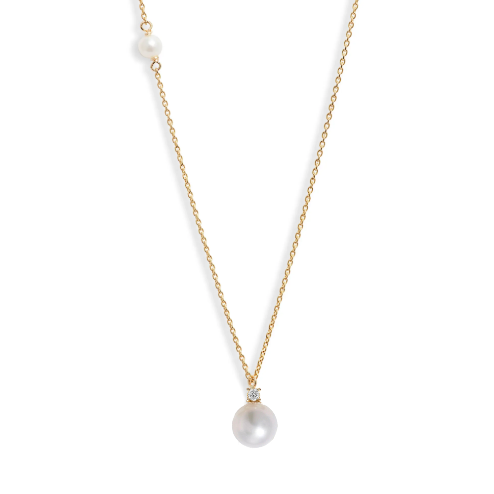 Pearl Diamond Necklace