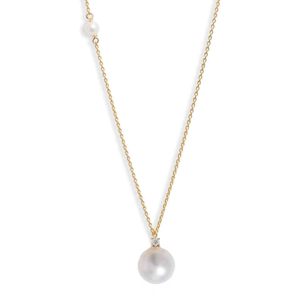 Pearl Diamond Necklace