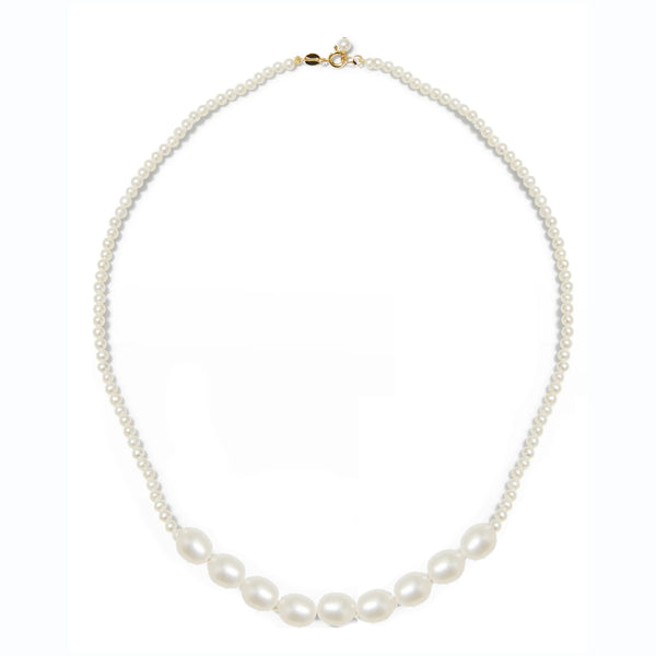 Large Oval Pearl Necklace