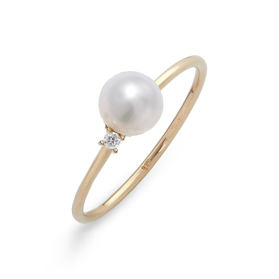 Pearl and Diamond Ring