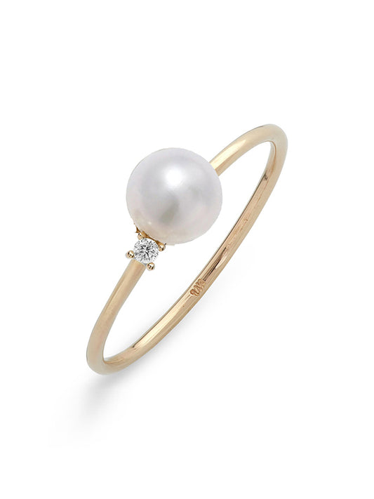 Pearl and Diamond Ring