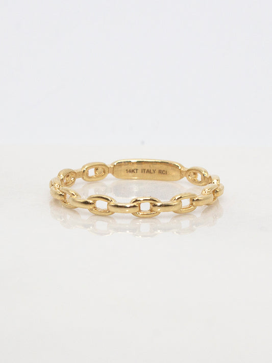 Petite Oval Link Ring