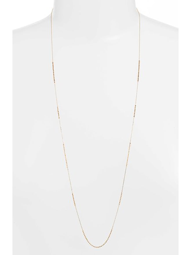 18K Long Shimmer Necklace