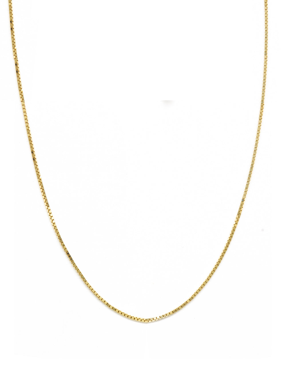 Petitie Box Chain Necklace