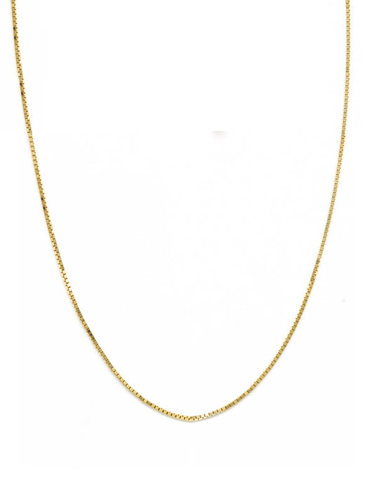 Petitie Box Chain Necklace