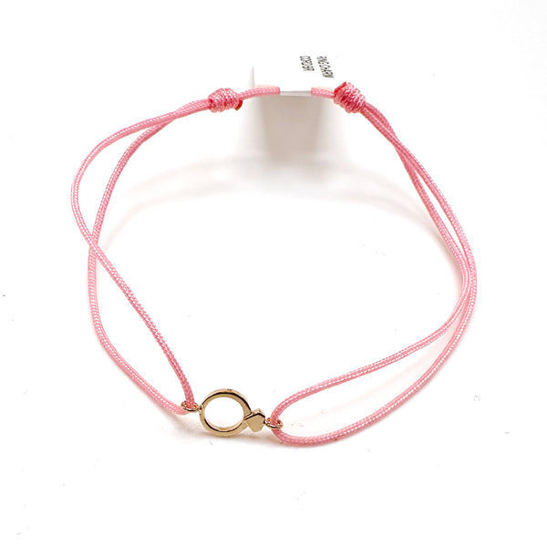 Ring Charm Cord Bracelet