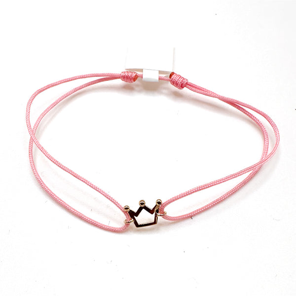 Crown Cord Bracelet