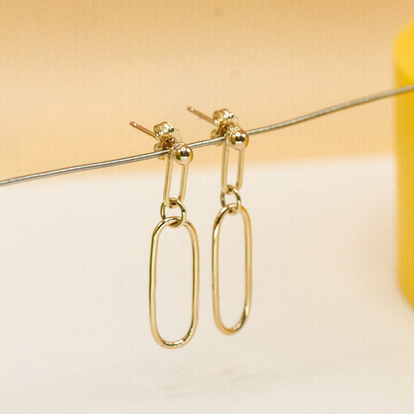 Duo Link Earrings