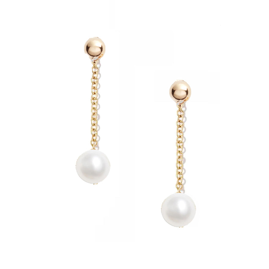 Petite Pearl Drop Earrings