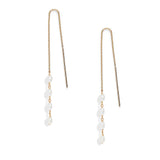 Long Pearl Threader Earrings