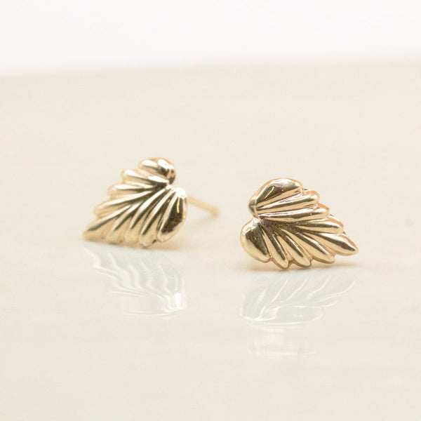 Gold Leaf Studs