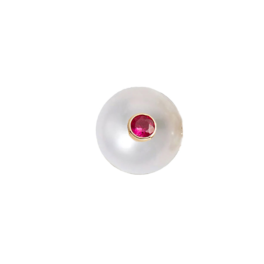 Pearl Ruby Single Stud