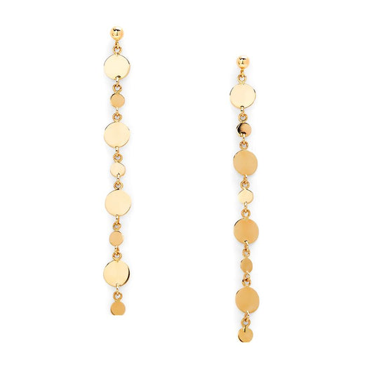 Gold Confetti Drop Earrings