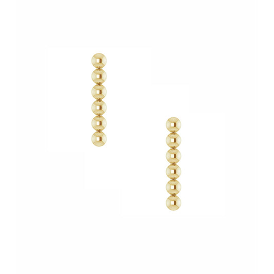 Petite Beaded Linear Studs