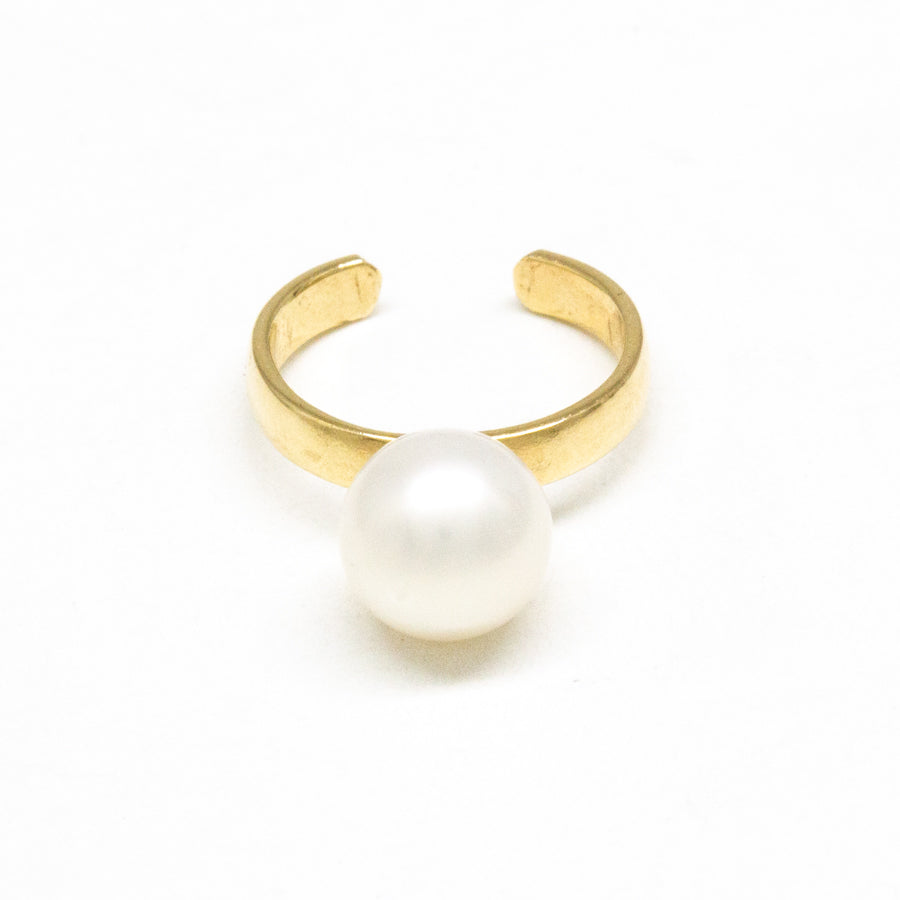 Single Pearl Ear Cuff 2mm