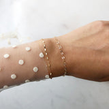 18K Contrast Beaded Bracelet
