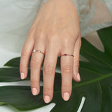 Baguette Gemstone Diamond Ring
