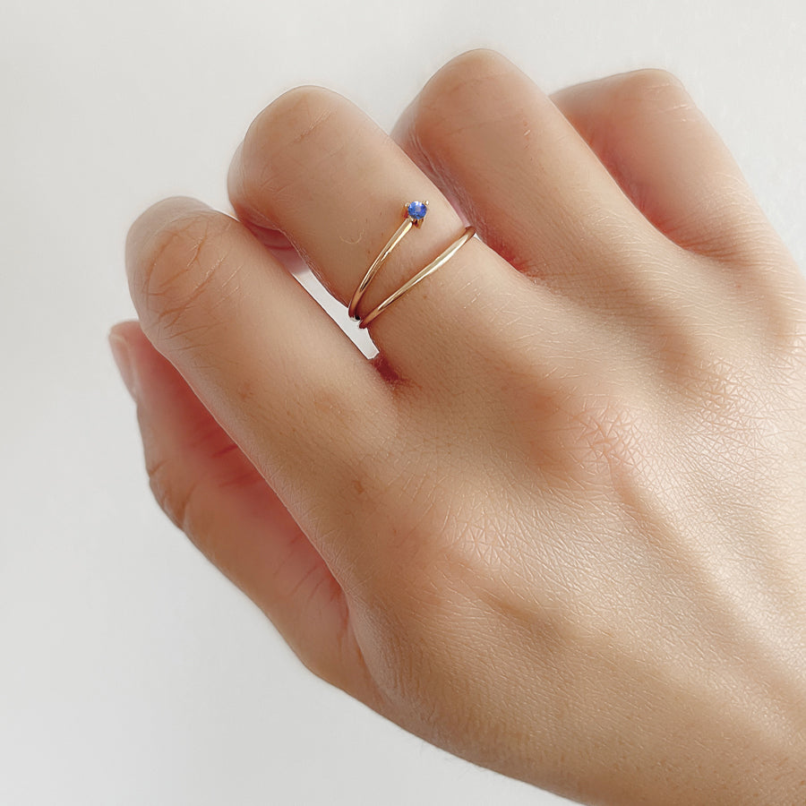 Wrap Around Sapphire Ring