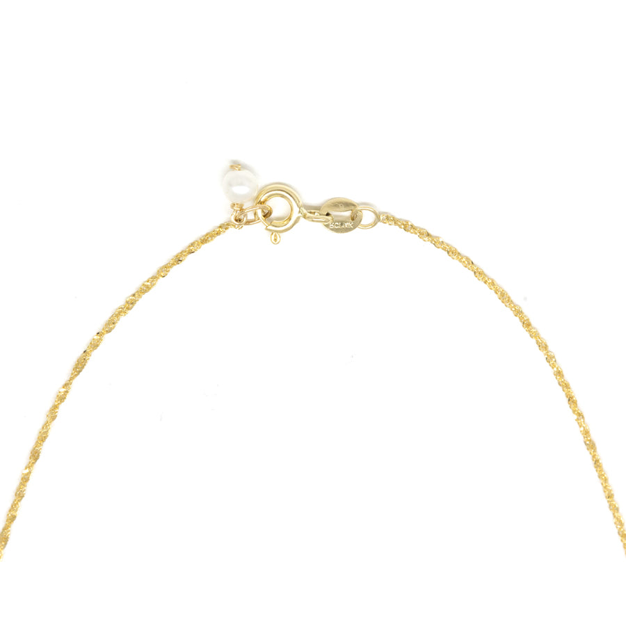 Shimmer Pearl Pull Through Necklace