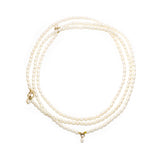 40" Keshi Pearl Toggle Necklace