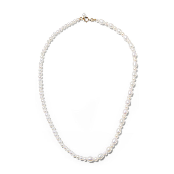 Mixed Pearl Strand Necklace