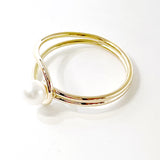 Pearl Clip Gold Ring