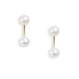 Petite Pearl Jacket Earrings