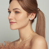 Petal Pearl Shimmer Wrap Around Earrings