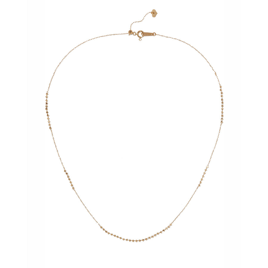 18K Short Shimmer Adjustable Necklace