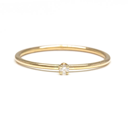 Skinny Baby Diamond Ring