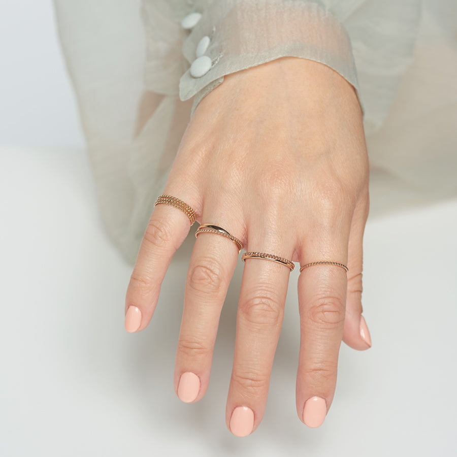 Skinny Bead Ring