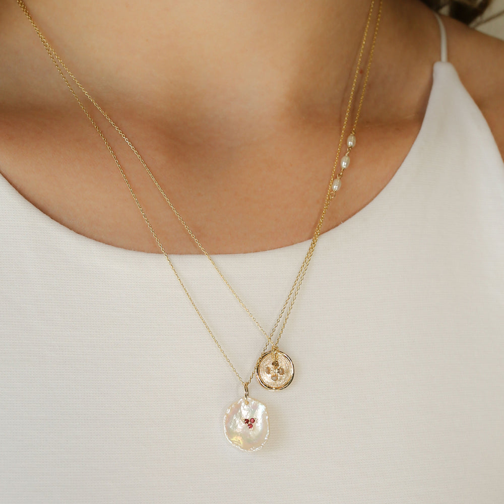 Cute As A Button Necklace