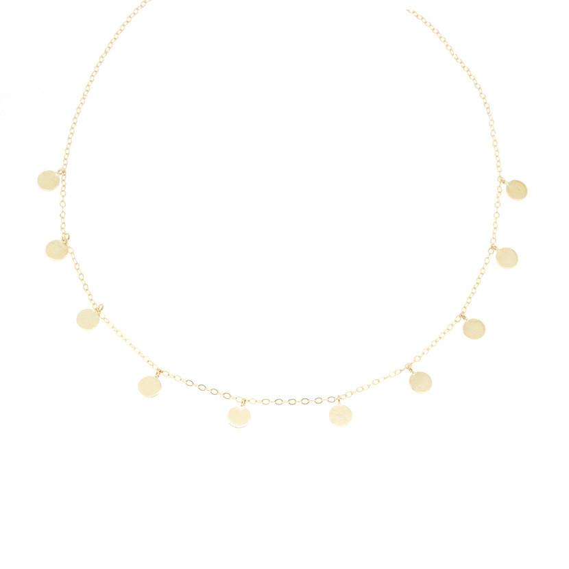 14K Confetti Necklace