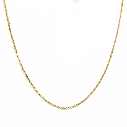 Petitie Box Chain Necklace