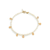 Keshi Pearl Gold Confetti Bracelet
