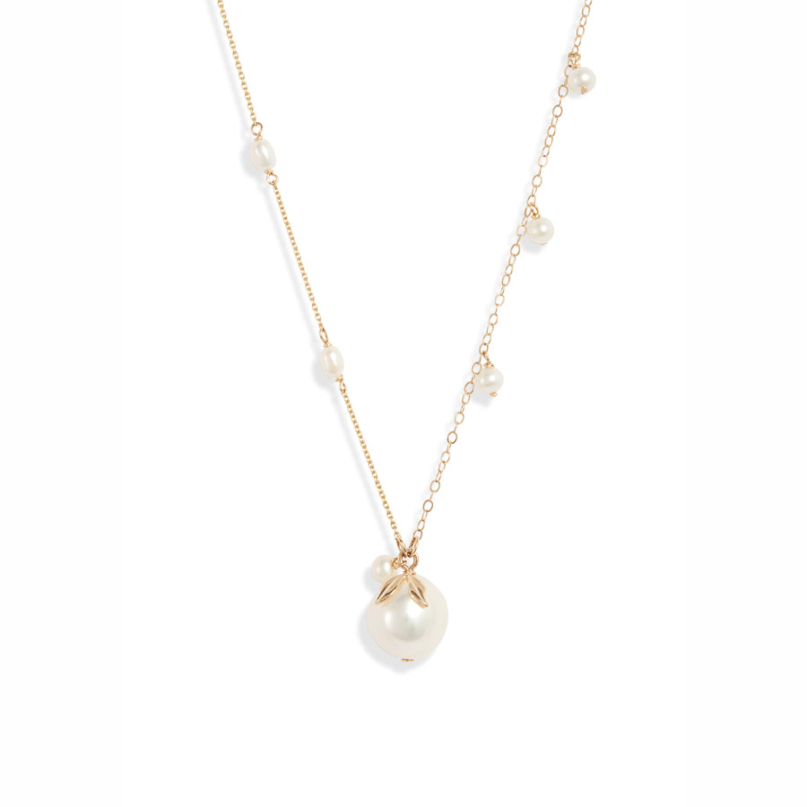 Mix Pearl Baroque Pendant Necklace