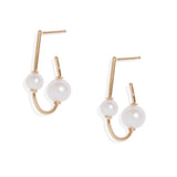 Duo Pearl Wrap Earrings