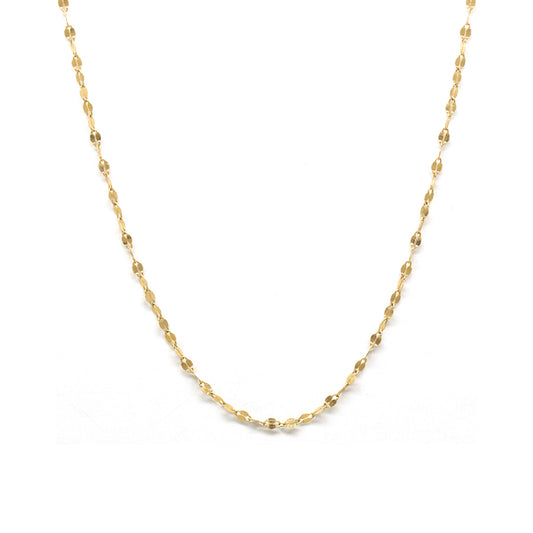 Petite Oval Shimmer Necklace