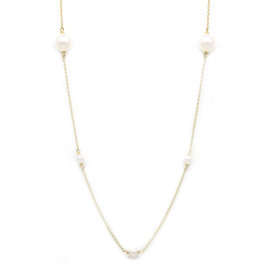 Scattered Pearl Necklace