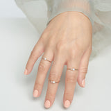 Baby Pearl Diamond Ring