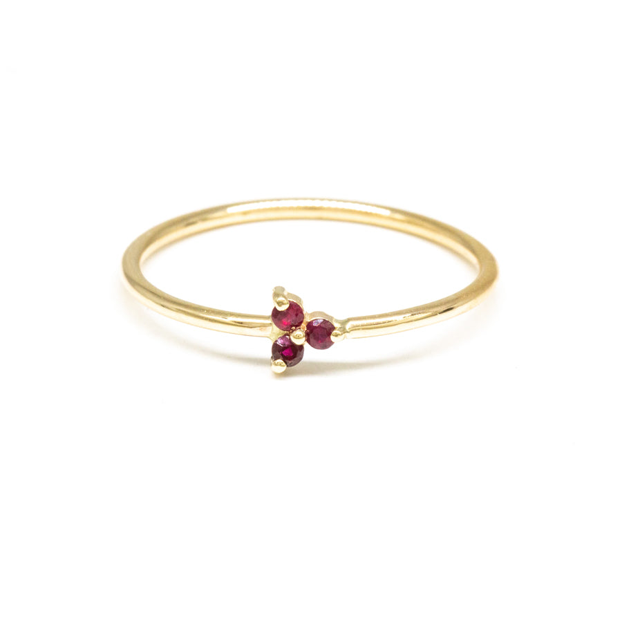 Ruby Trio Ring